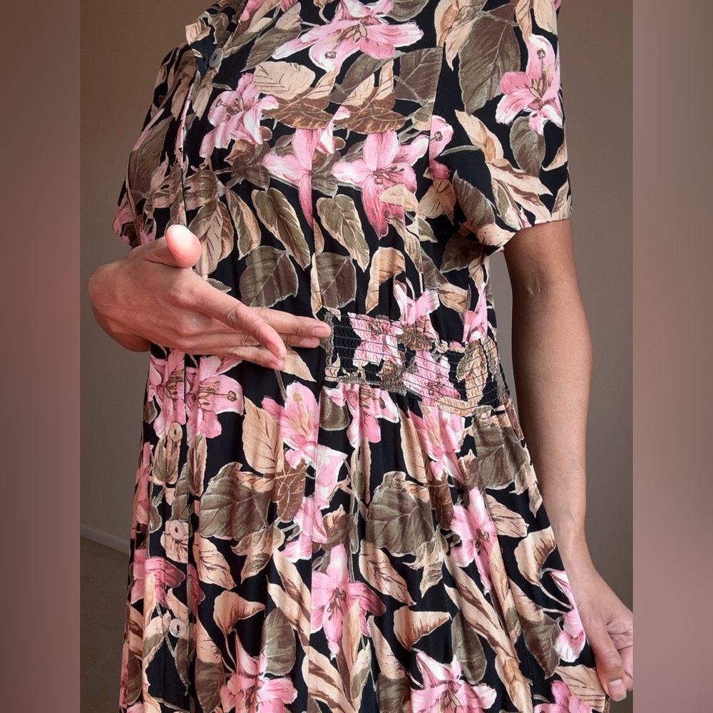 Floral Button-Up Dress - Picture 6 of 8